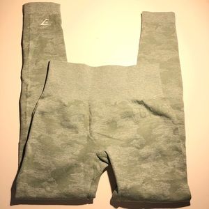 GYMSHARK CAMO SEAMLESS LEGGINGS